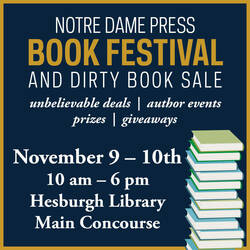 Notre Dame Press Book Festival and Dirty Book Sale