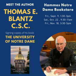 Father Thomas Blantz to sign copies of "The University of Notre Dame"